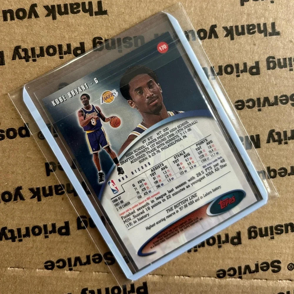 Kobe Bryant ‘99 Topps Stadium Club Card No. 170 - Picture 4 of 6